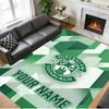Crystal Velvet Rug Custom Name Text, Soft Non Slip Floor Mat Home DecorHibernian FC
