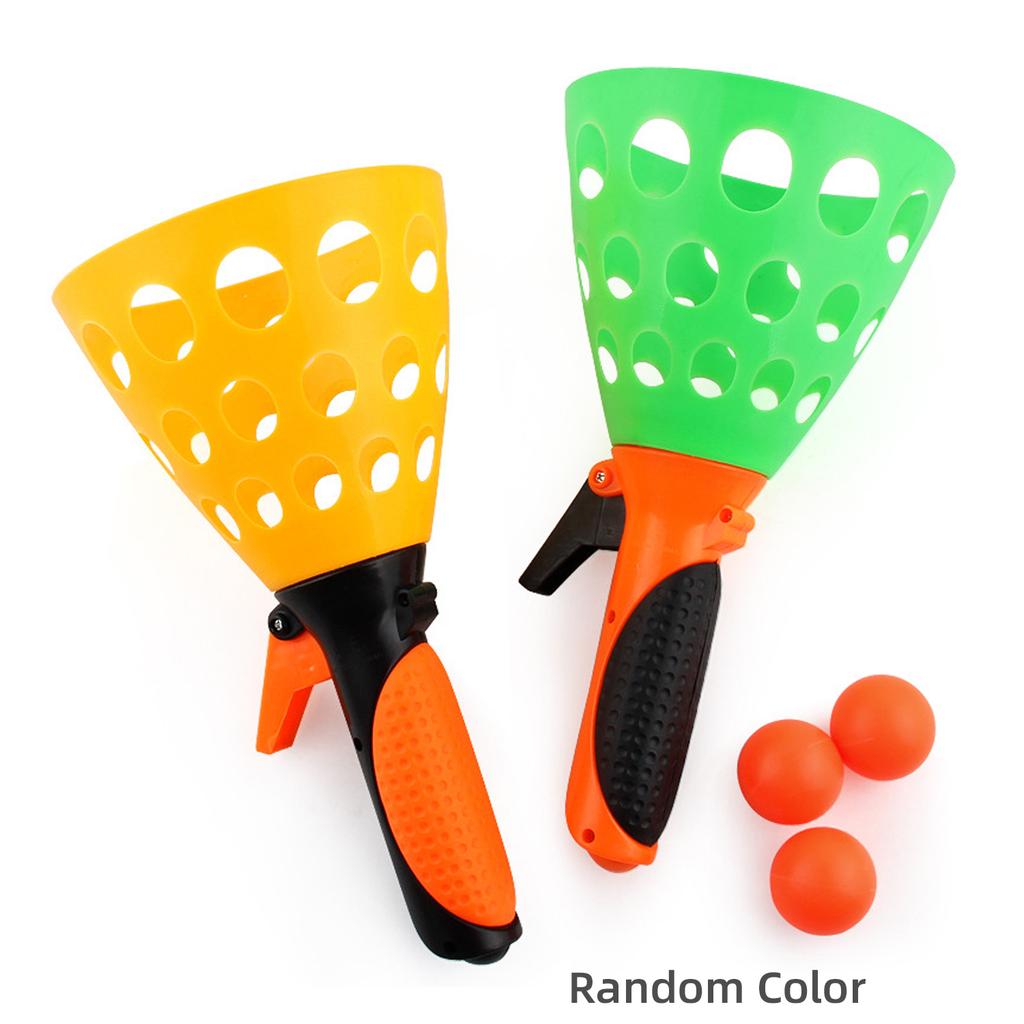 Pop-Pass-Catch Ball Game for Children Catching Ball Launcher Sports Toy Outdoor Indoor Party Parent-child Funny Kid Adult Toy