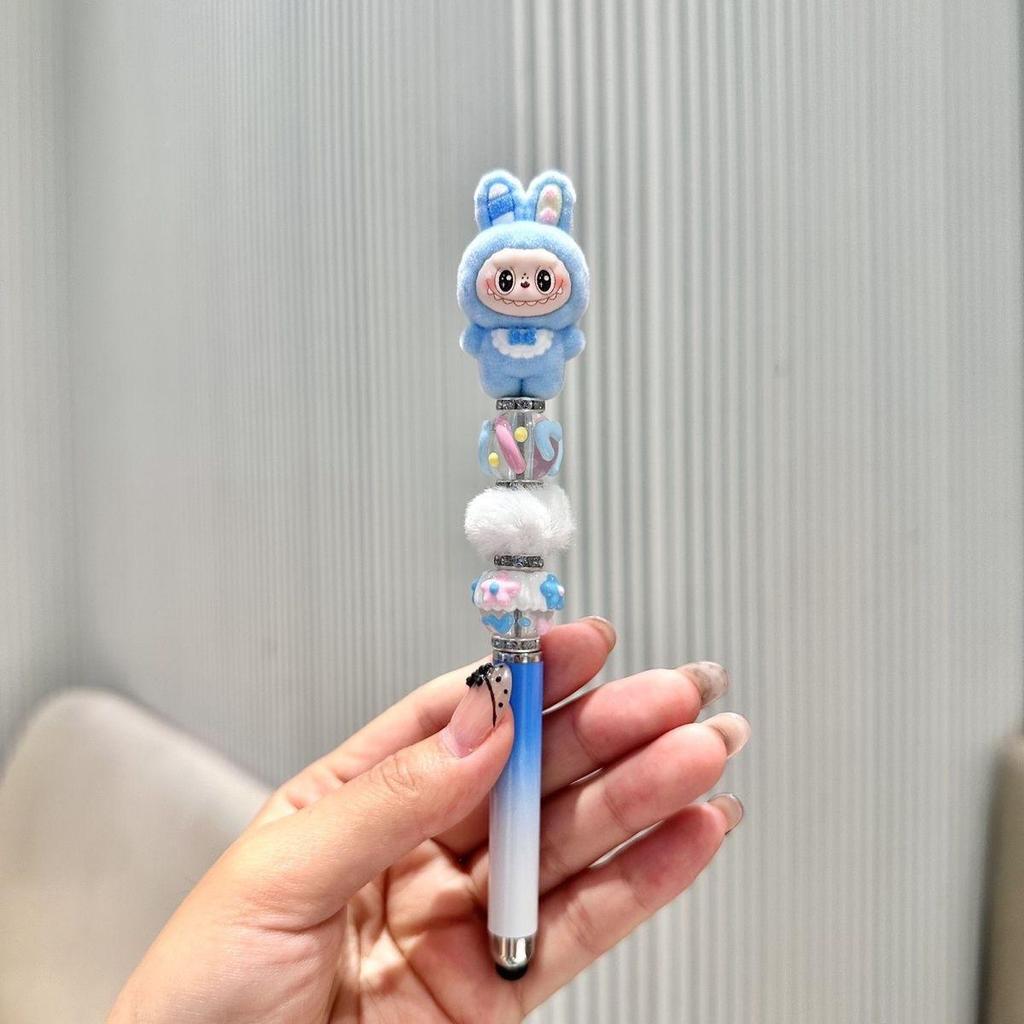 DIY Bead Pen: Cute Handmade Touchscreen Gel Pen Doll - Ideal Student Gift