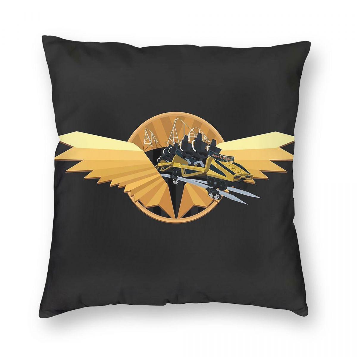 

Hyperia Thorpe Park Wings Square Pillowcase Polyester Linen Velvet Creative Decor Throw Pillow Case Sofa Seater Cushion Cover 12x12Inch