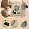 Backpack for Pets, Pet Carrier Bag, Double Shoulder Straps, Breathable, Spacious, Ideal Hiking,