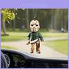 Vintage Acrylic Halloween Scary Character Car Hanging Ornament For Spooky Car Decor