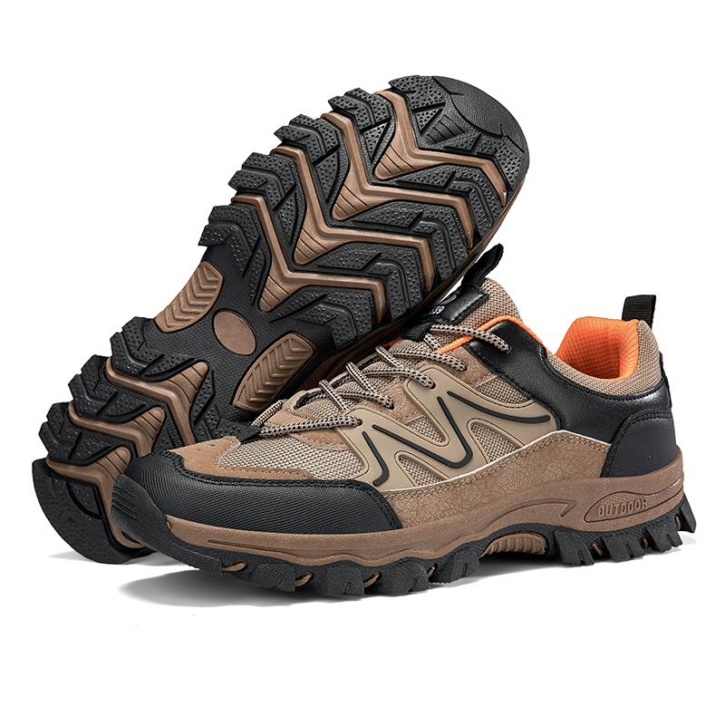 

2025 New Men S Hiking Climbing Outdoor Fashionable Sports Shoes Breathable Casual Shoes Rubber Non-Slip Wear-Resistant Outsole 38