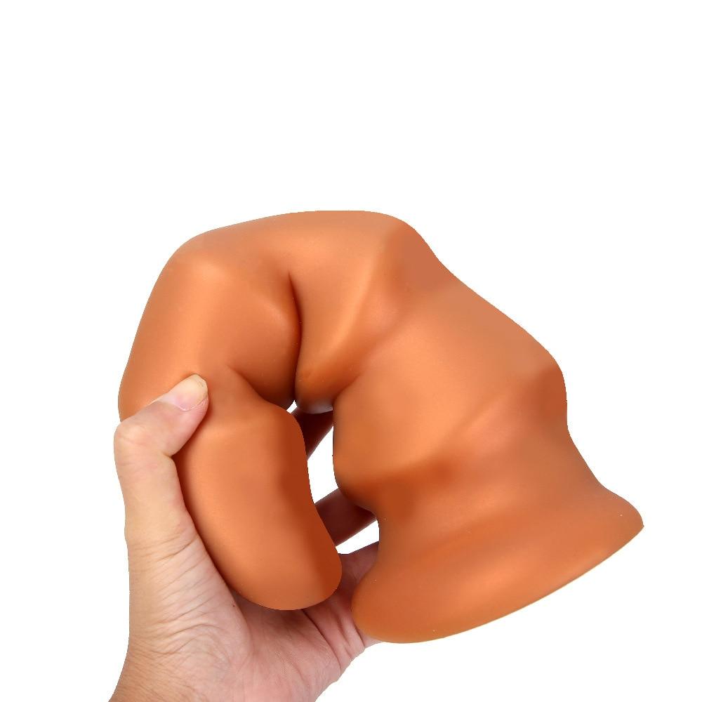 Silikon-Analplug-Masturbator für Männer, großer Dildo, weicher Anal-Expander, Sexspielzeug, Fiasting, realistischer Penis, Sklave, BDSM