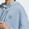 Adidas Originals Skate Hoodie With Letter Logo Print Women Hoodie Sky-Blue IW9415
