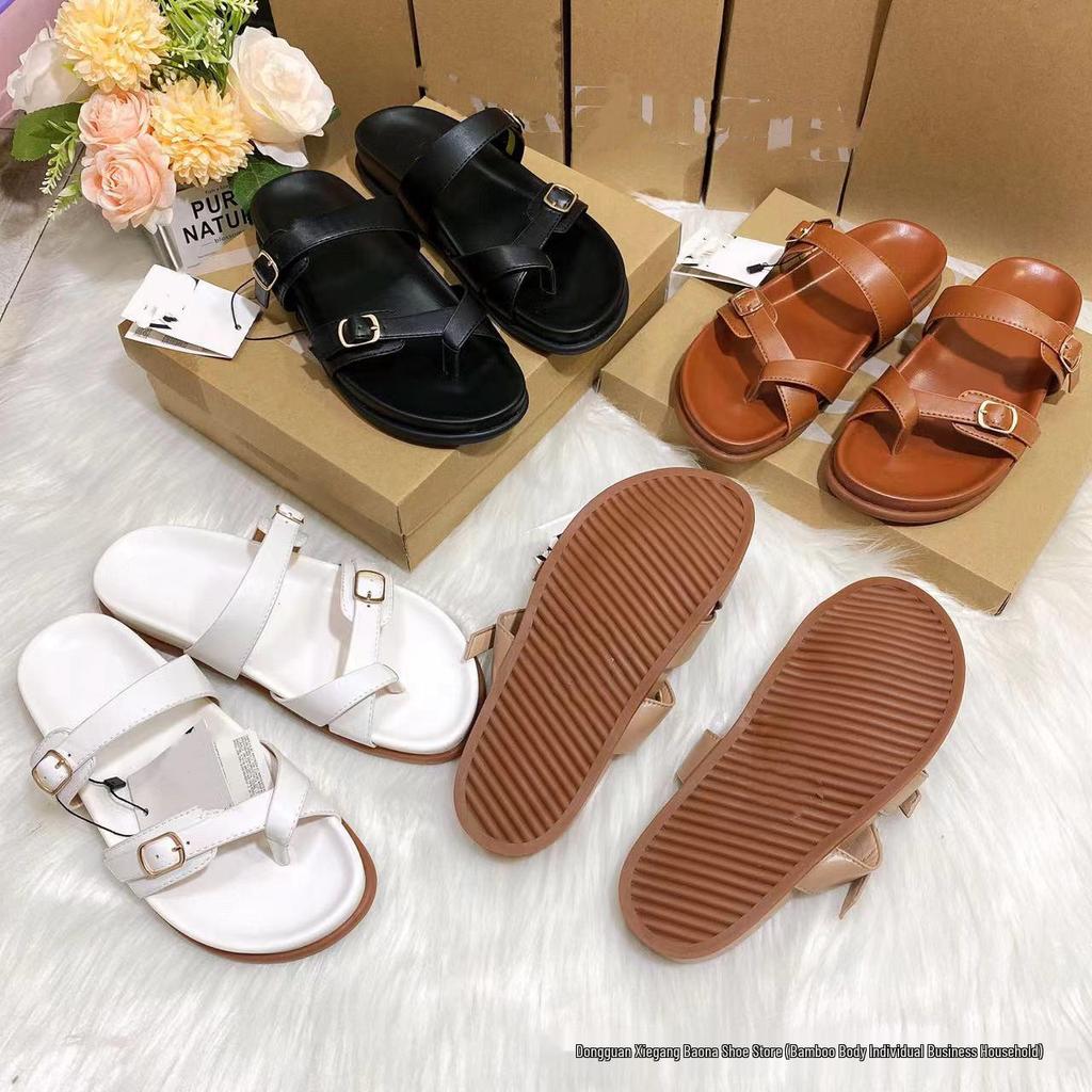 2025 Spring/Summer Non-Slip Breathable Flat Sandals - Versatile, Comfortable African Style Women's Shoes