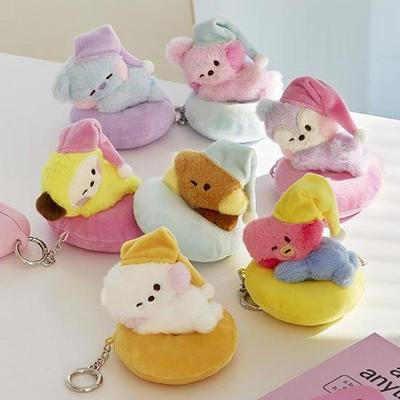 Portachiavi BT21 Mini Minini Chil Break Doll (7 Opzioni)
