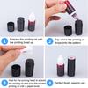 Plastic Golf Stamp Long Lasting Quick Drying Random Pattern Ball Stamper Golf Equipment