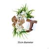 Cross Wreath Bouquet for Home Decor
