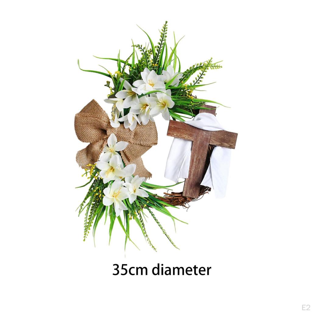 Cross Wreath Bouquet for Home Decor