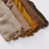 Big Size Plain Fringe 100% Cotton Viscose Hijab Scarf High Quality Wraps And Shawls Pashmina Musulman Headband Islamic Turban