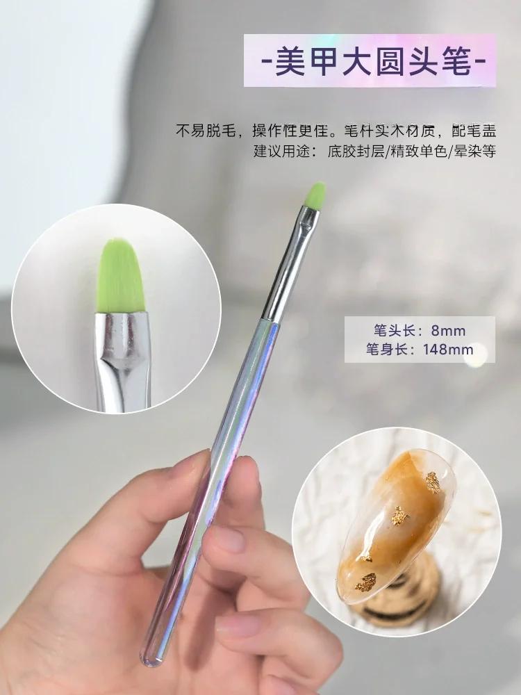 

1/6PCS UV Gel Acrylic Nail Brush Set Nail Art Liner DIY Painting Pen Carving Drawing Brush for Nail Art Design Manicure Tools