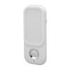 Sensor Wall Light USB Charging Wireless 3 Light Colors Silver LED Sensor Night Light for Bedroom