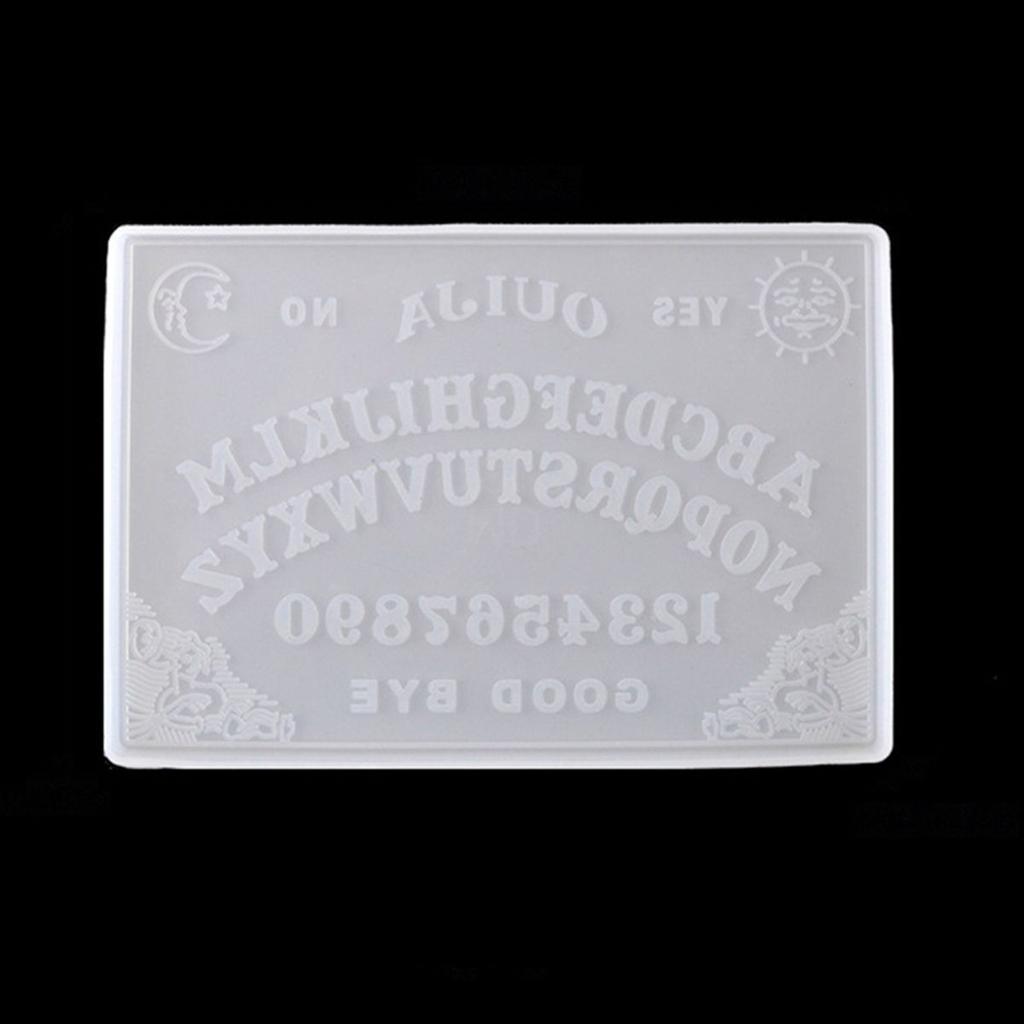 Jewelry Making Epoxy Silicone DIY Gothic Planchette Mould Resin Casting Mold Clay Tools Ouija Board