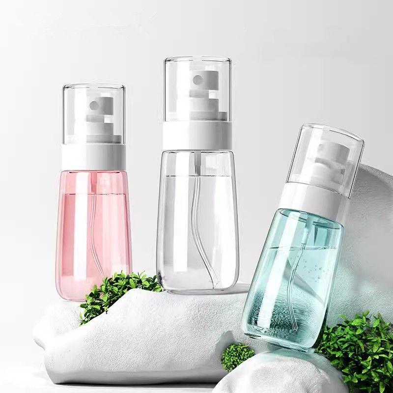 Ultra-Fine Mist Travel Spray Bottle for Moisturizing and Alcohol Solutions, Portable and Refillable.