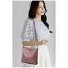 Women's Fashion Soft Leather Bucket Bag Large Capacity Shoulder Crossbody Bag For Middle-Aged Ladies