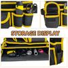 Multifunctional Tool Storage Bag Pouch Belt Electrician Drill Waist Bag Screwdriver Hardware Tool Bags Organizer