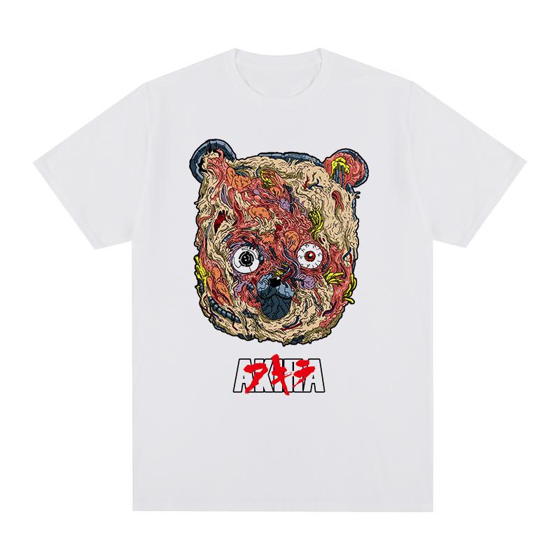 Akira Japanese Retro Anime White t-shirt Cotton Men T shirt New TEE TSHIRT Womens tops 4XL