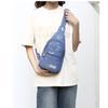 Women'S Chest Bags Geometric Print Oxford Cloth Casual Crossbody Bag Sports Travel Outdoor Chest Shoulder Bags