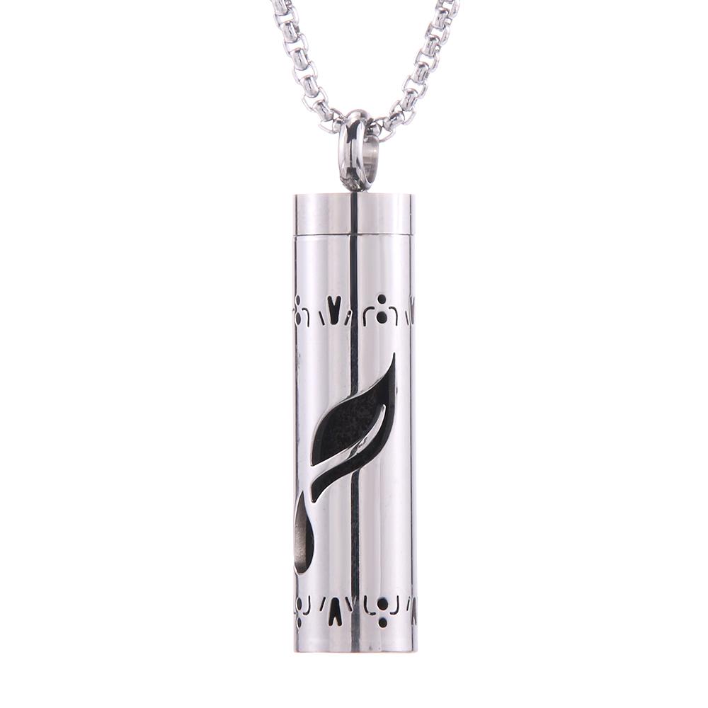 New Aromatherapy Jewelry Necklaces Essential Oil Diffuser Necklace Stainless Steel Open Locket Aroma Scent Perfume Necklace