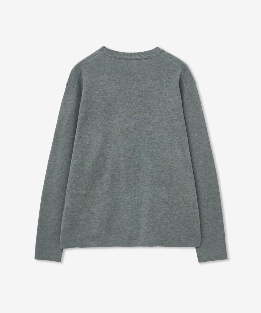 MINAV Compact Long Sleeve Knit [Melange Grey]