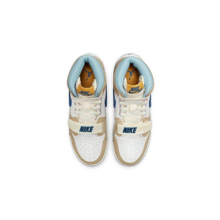 Zapatillas Air Jordan Legacy 312 GS Swoosh de Pana para Niños Tan Summit-White Mystic-Navy DQ5348-141