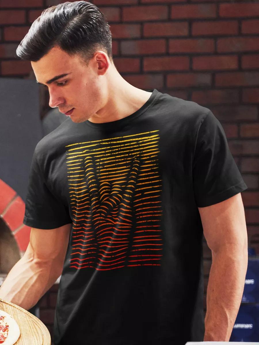 

Футболка с принтом в стиле рок 3XL