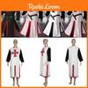 Deluxe Polyester Medieval Knight Long Sleeve Outfit Cosplay Costume
