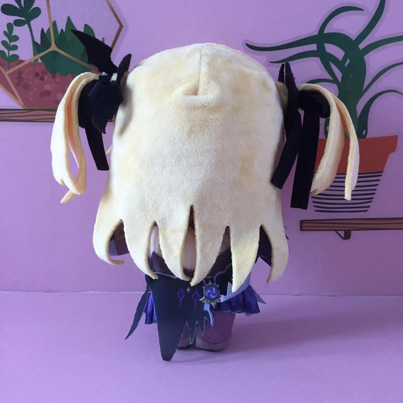 Anime Genshin Impact Mona Fischl Plush Doll Toy Game Cute Soft Stuffed Pillow Kids Gift 20cm