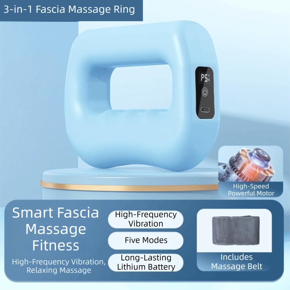 Tragbarer Massage Ring Ergonomischer Handheld Massager Fitnessgerät Faszien Massager Körperformung
