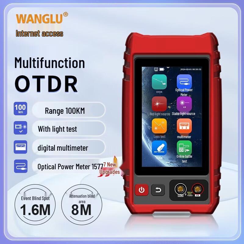 

WANGLU MOT-33 OTDR Fiber Optic Tester CN plug (adapter included)