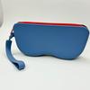 Silicone Glasses Case Portable Sunglasses Pouch with Zipper Lanyard Waterproof Large