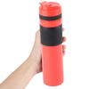 350ml Portable Coffee Press Bottle Tea Coffee Maker Drinking Water Cup for Travelling Black