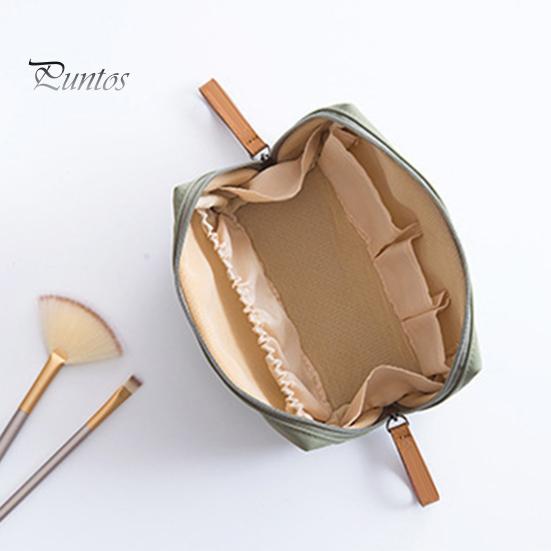 Portable Storage Bag Makeup Organizer Zipper Closure Large Capacity Waterproof Travel Makeup Pouch for Women