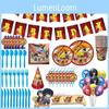 Vibrant Naruto Ninja Theme Birthday Party Supplies Including Banners And Cake Toppers
