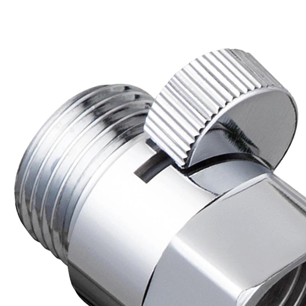 100% Brass Flow Control Valve Water Pressure Reducing Controller Hand Held Sprayer Head Shut Off Stop Switch For Shower Supply
