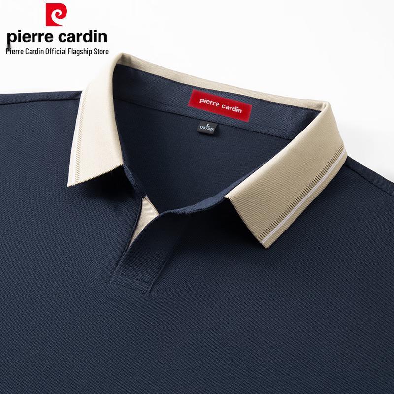 Pierre Cardin Men's Linen Silk Blend 7A Anti-Bacterial Cool-Feel Polo Shirt