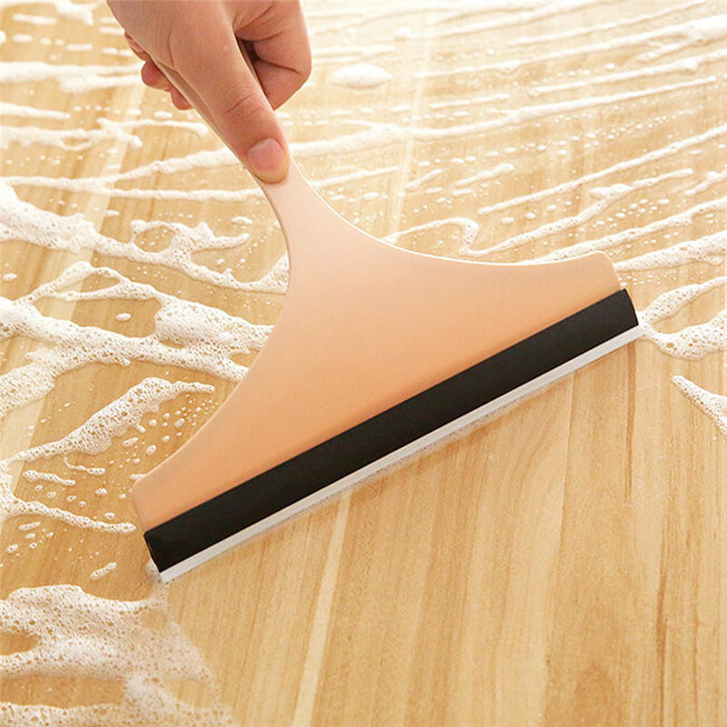 Glass Brush Useful Window Desk Wall Glass Cleaner Scraper Cleaning Squeegee Wiper