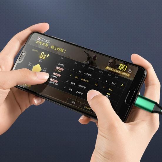 Nylon Braided Type-C Cable Data Transfer Fast Charging Cord for OPPO FINDX VOOC