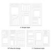 Flexible Record Template with Dot Grid 3-Pack Stencils Drafting Tools Handmade Stencil Set for Boxes Lines & Daily Planning