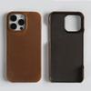 Classic Durable Crazy House Pattern Genuine Leather Phone Case For Iphone 16 Pro Max Cases 15pro 14 13 11 Vintage Back Cover
