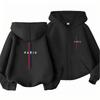 Kinderjacke Reißverschluss Stil Kapuzenpullover Mädchen Jungen Alter 3-12 Kinder Mode Schwarz Rosa Herbst Langarm Kleidung Markenaufdruck