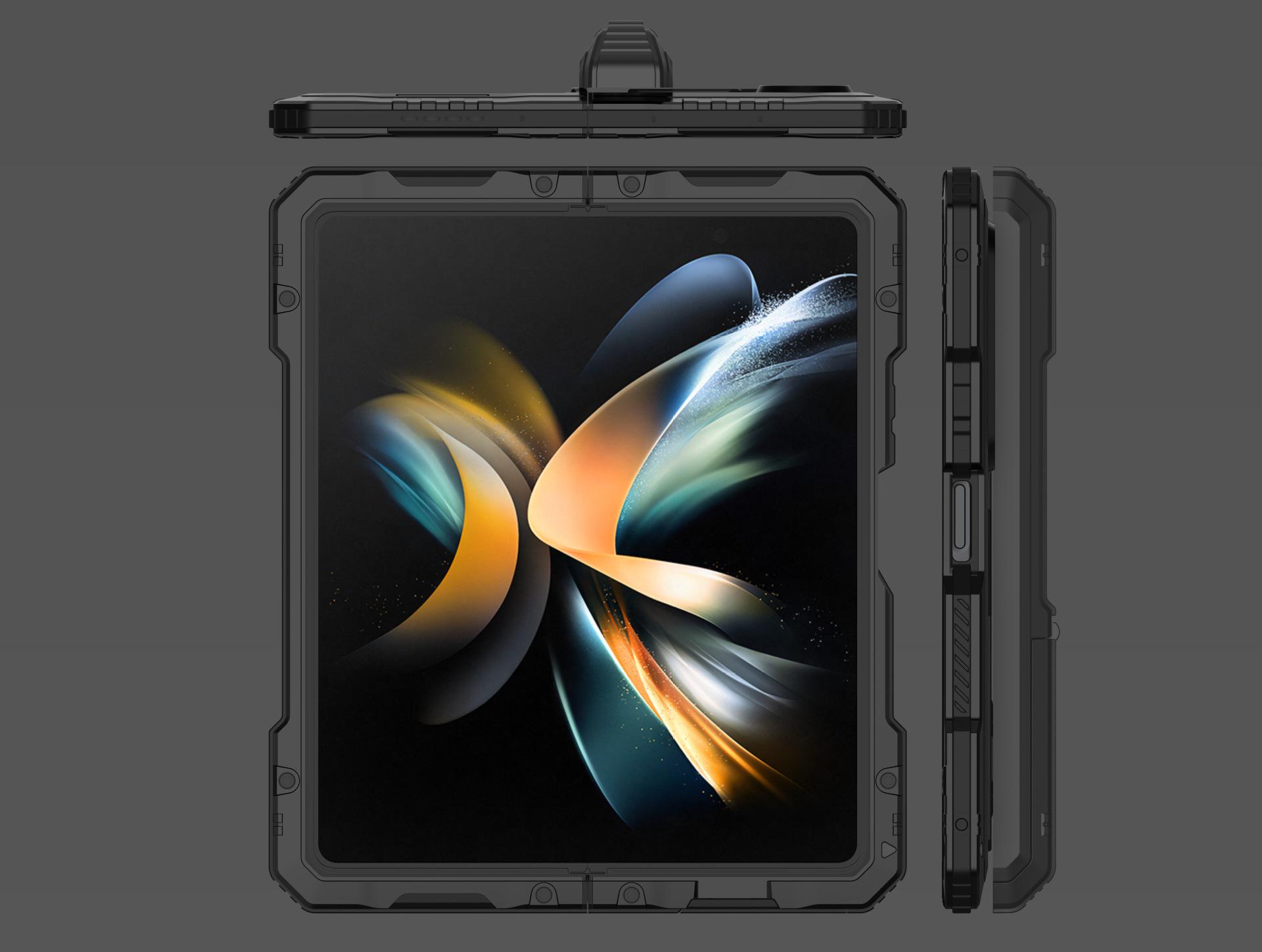 

Чехол с полной защитой для Samsung Galaxy Z Fold4: Прочная защита от падений For Z-Fold4 чёрный