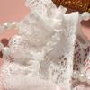 Infant Lace Backless Bodysuit Sleeveless Romper with Bowknot Flower Headband Photo Props for Photoshoots And Parties
