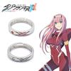 Anime Darling In The Franxx Cosplay Ring HIRO ZERO TWO Verstellbare Öffnungsringe Für Paar Liebe Mode Schmuck Zubehör