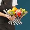 Fruit Basket for Kitchen Counter Stainless Steel Fruit Bowl Folded Rotation Fruit Stand Holder Decorative Bread Vegetables Snacks Storage