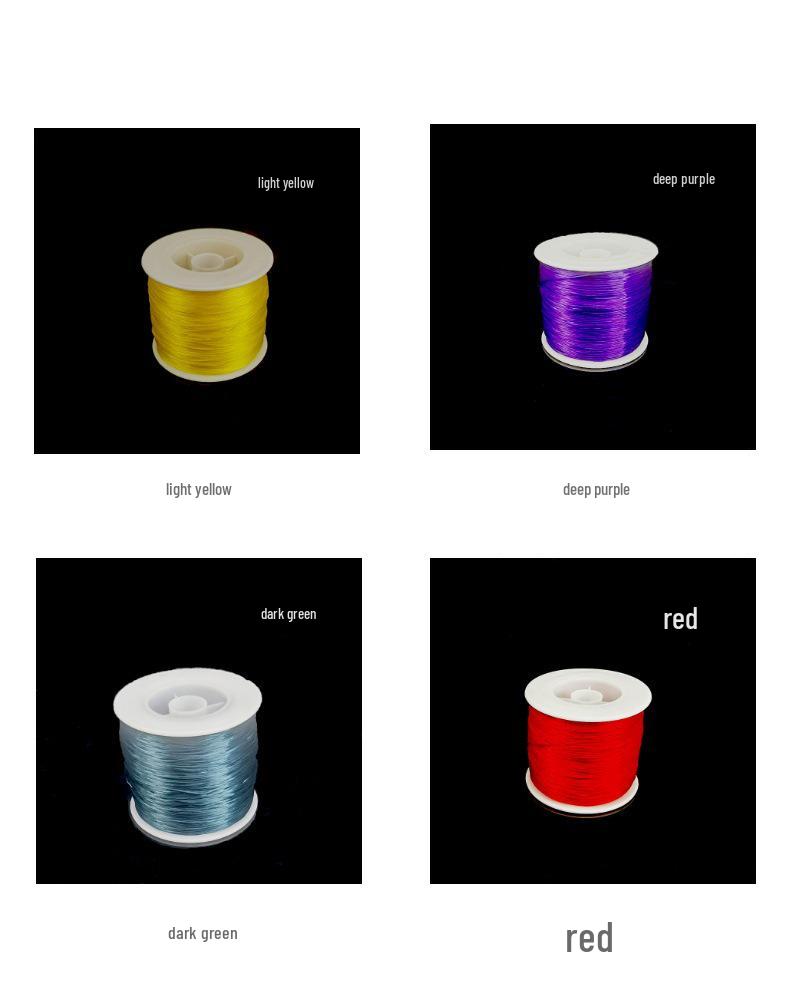 Elastic Crystal Beading Cord: High-End, Wear-Resistant Spandex Line for Handmade Jewelry