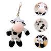 Iplusmile Plush Cow Keychain - Fluffy Animal Charm, Toy, Lightweight, Perfect for Bags, Keychains, Parties, Gifts