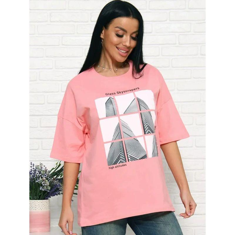 Loose Printed T-shirt Top Fashion Wind New Arrival Loose Casual Print Letters Cotton T-shirt Top