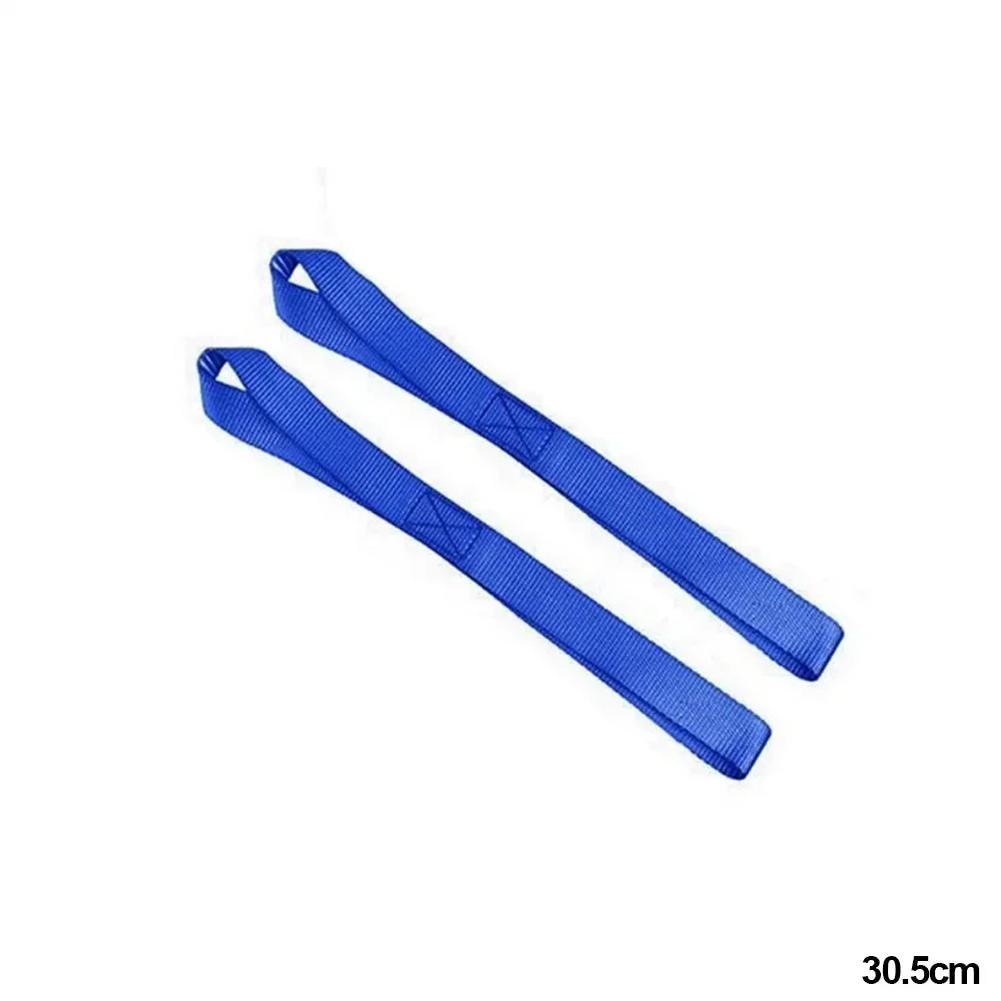 2PCS Car Motorcycle Packing Tie Downs Loop Strap Trunk Cargo Luggage Fixed Durable Mutipurpose Nylon Soft Straps Universal